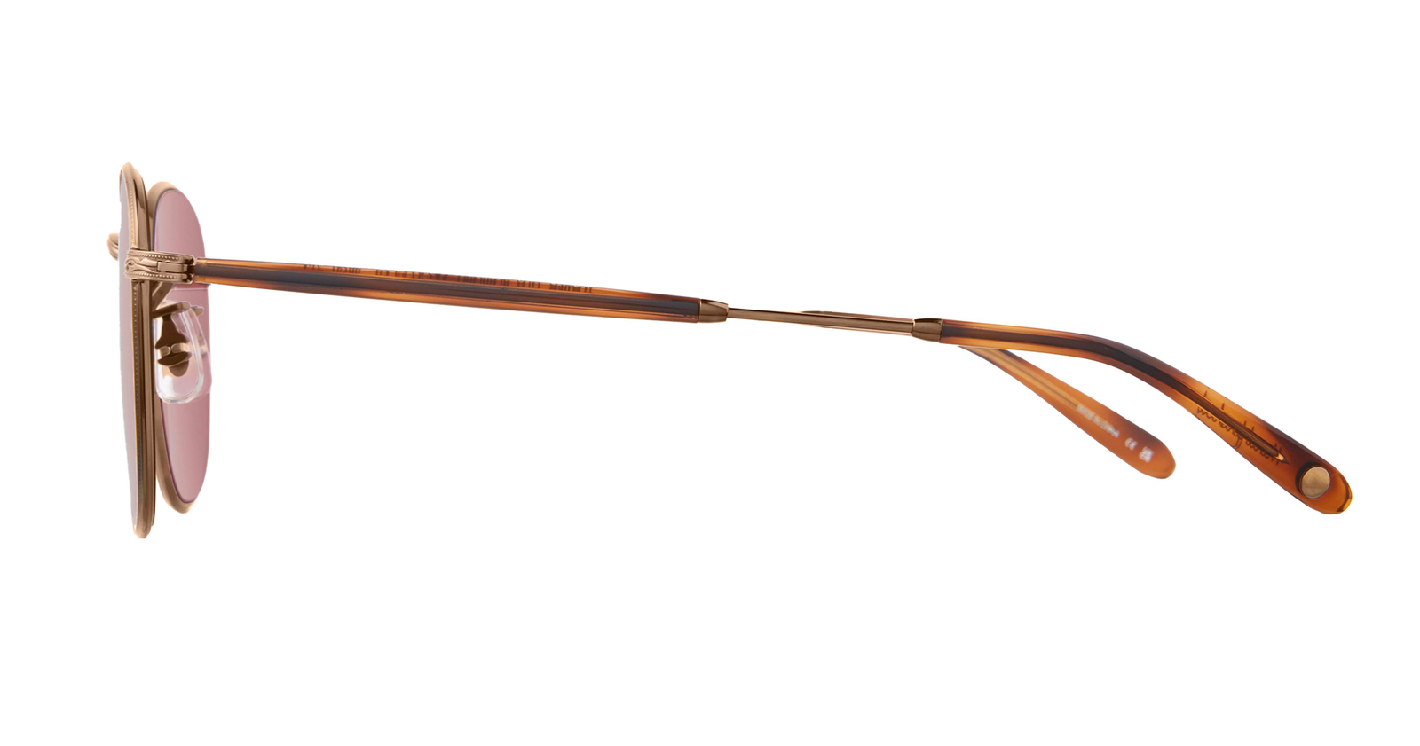 Antique Gold-Spotted Brown Shell/Semi-Flat Pomegranate